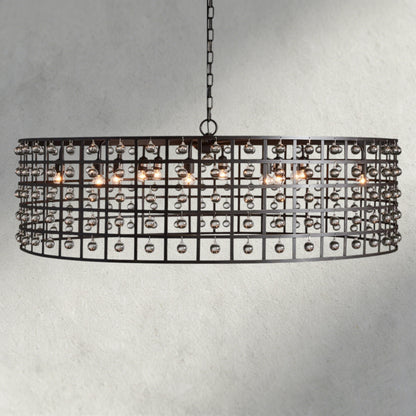 12" / Bronze La Cage Round Chandelier 6", 8", 12"