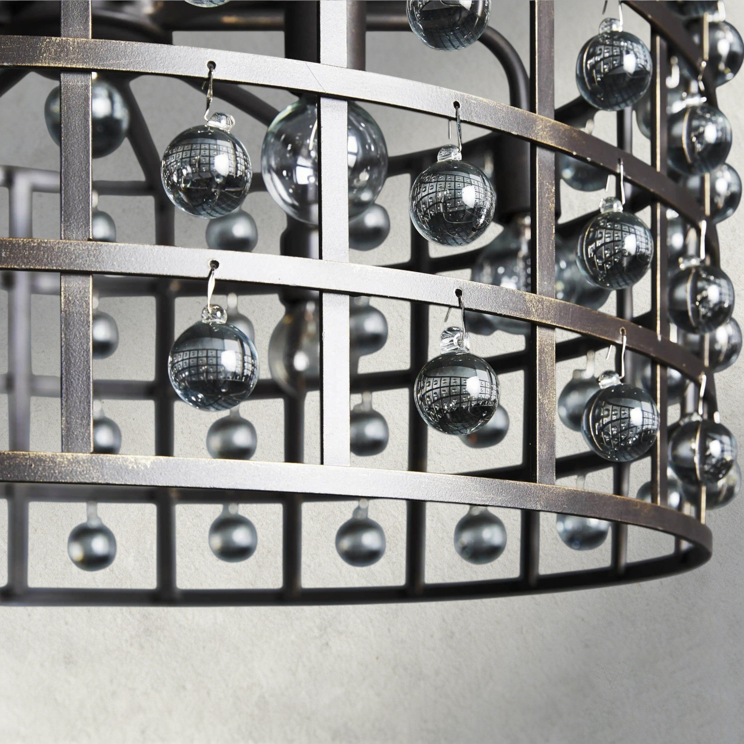 La Cage Round Chandelier 6", 8", 12"