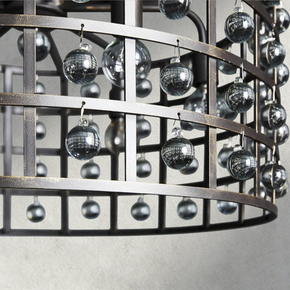 La Cage Round Chandelier 6", 8", 12"