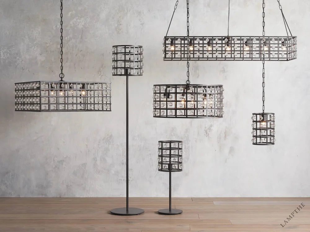 La Cage Round Chandelier 6", 8", 12"