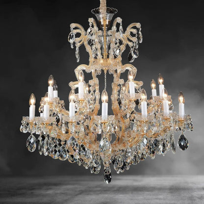 Gold La Scala 25-Lights Chandelier