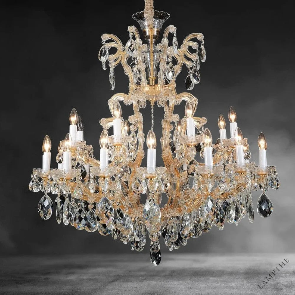 Gold La Scala 25-Lights Chandelier