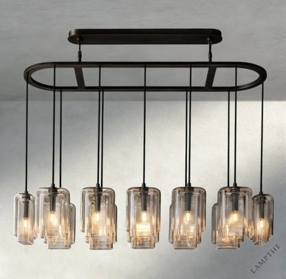 Lacour Clear Glass Linear Chandelier