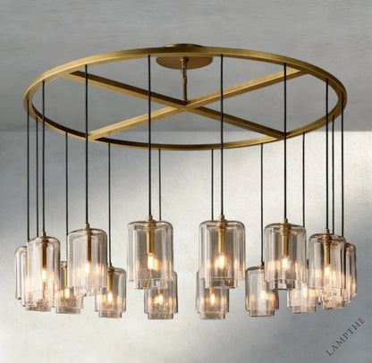 Lacour Clear Glass Round Chandelier