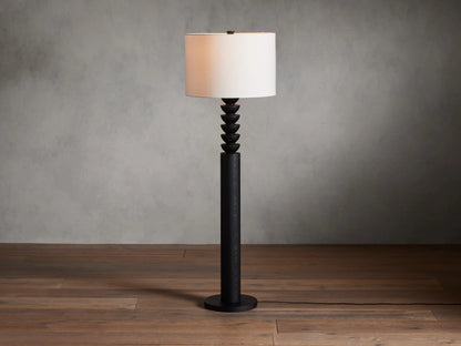 Lathe Floor Lamp
