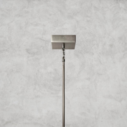 Lattice Clear Glass Pendant