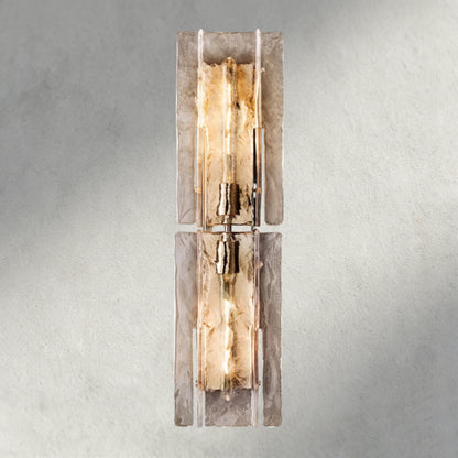 Lattice Clear Glass Sconce 15", 30"