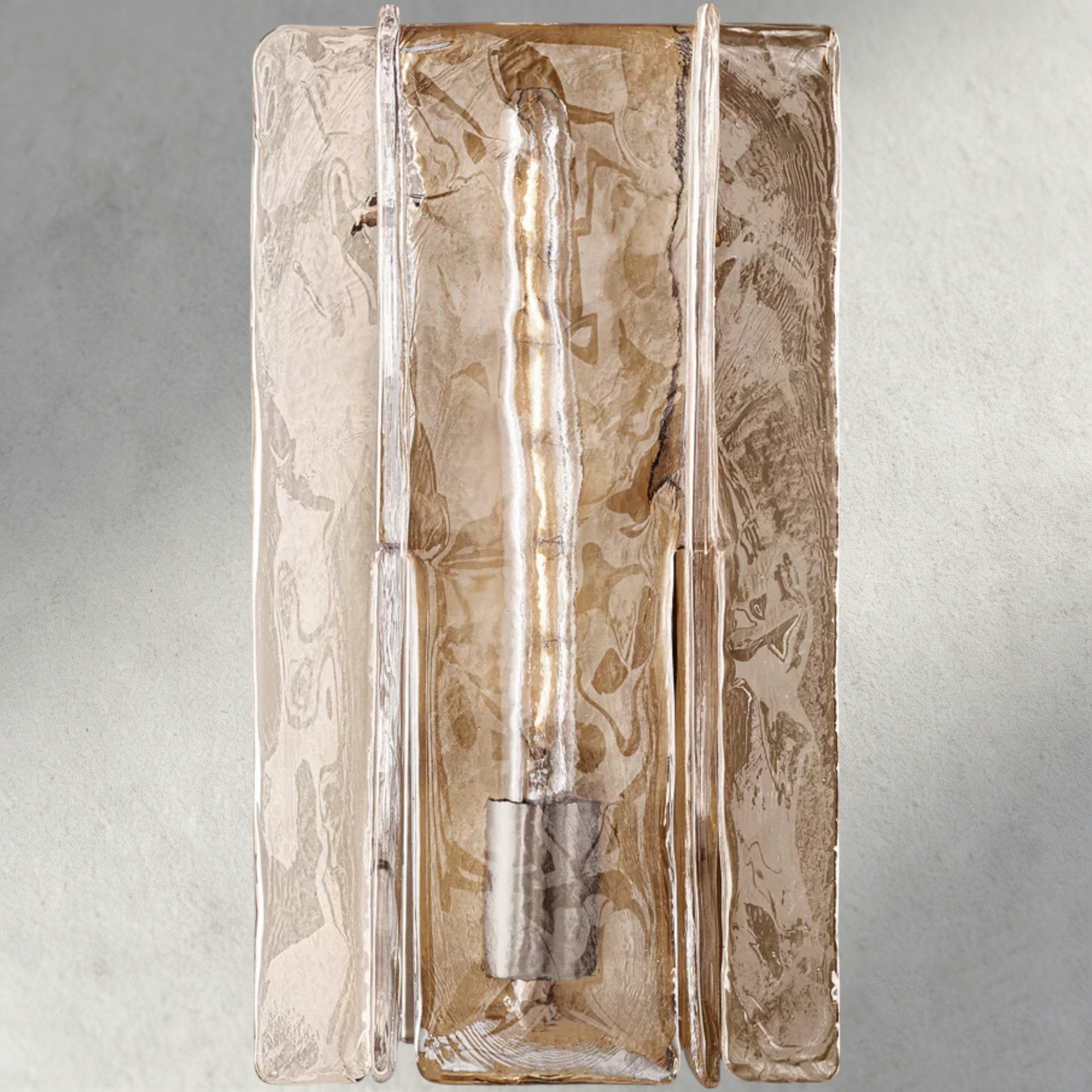 Lattice Clear Glass Sconce 15", 30"