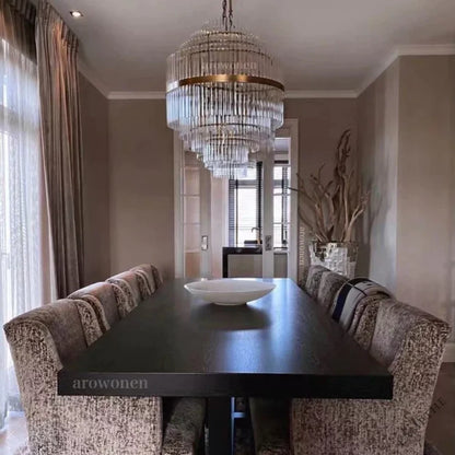 Leiro Multi-tiered Crystal Chandelier