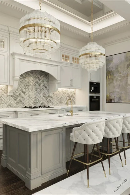 Leiro Multi-tiered Crystal Chandelier