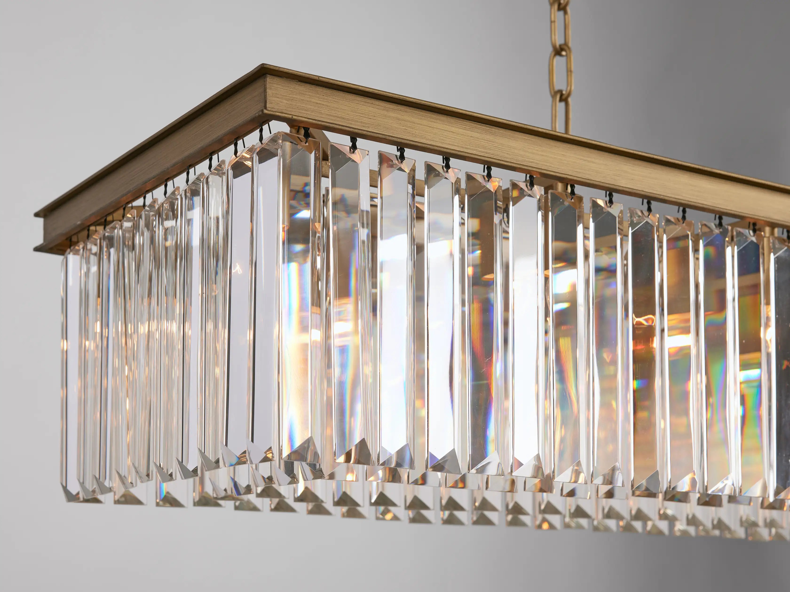 Leyland Rectangular Chandelier 60", 71.5"