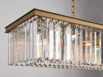 Leyland Rectangular Chandelier 60", 71.5"