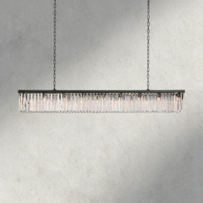 72" / Bronze Leyland Rectangular Chandelier 60", 71.5"