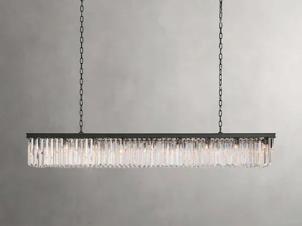 72" / Bronze Leyland Rectangular Chandelier 60", 71.5"