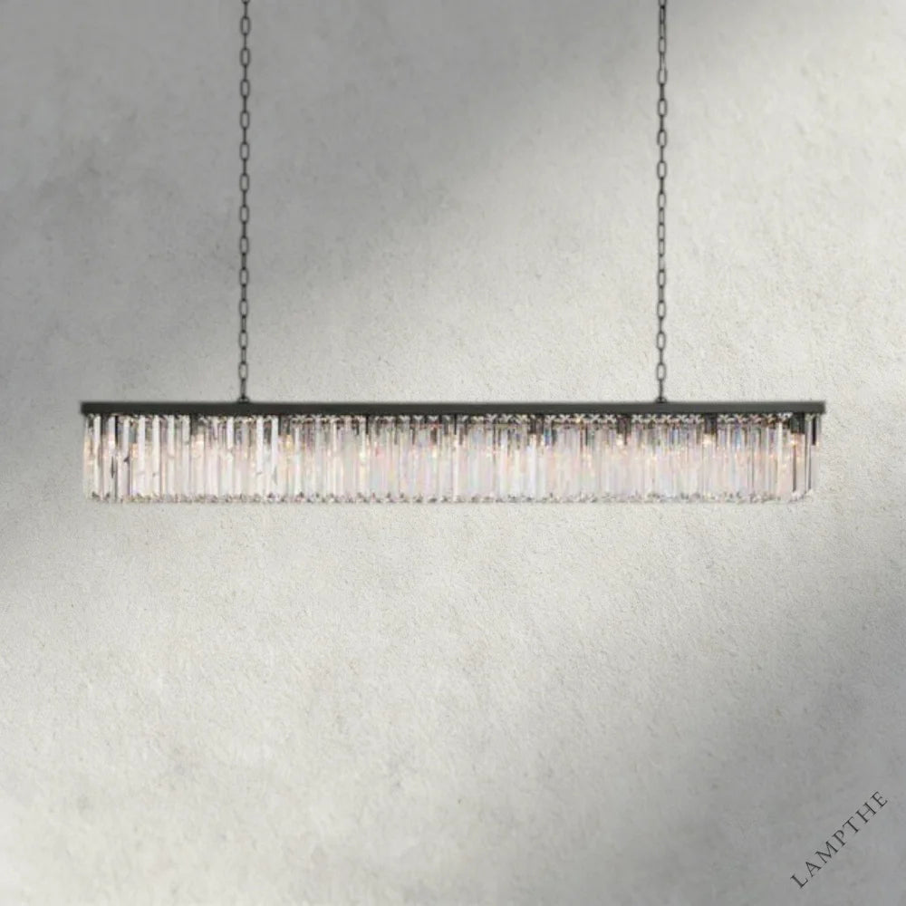 72" / Bronze Leyland Rectangular Chandelier 60", 71.5"
