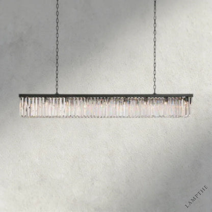 72" / Bronze Leyland Rectangular Chandelier 60", 71.5"