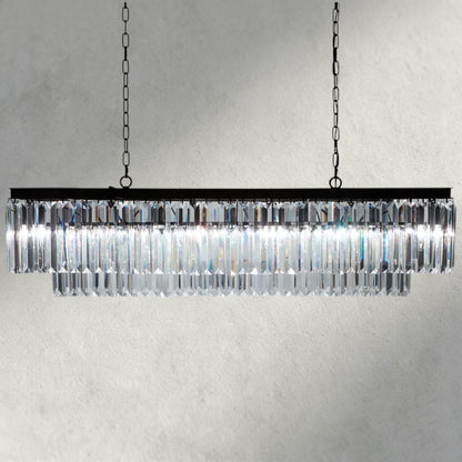 Leyland Tiered Rectangular Chandelier