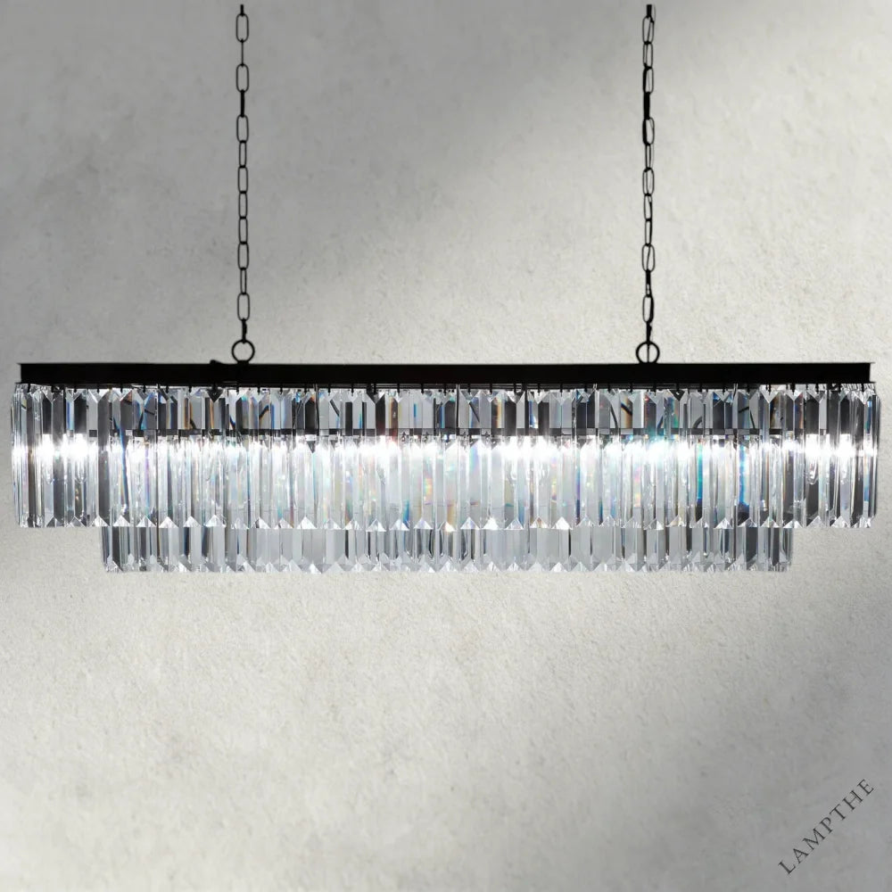 Leyland Tiered Rectangular Chandelier