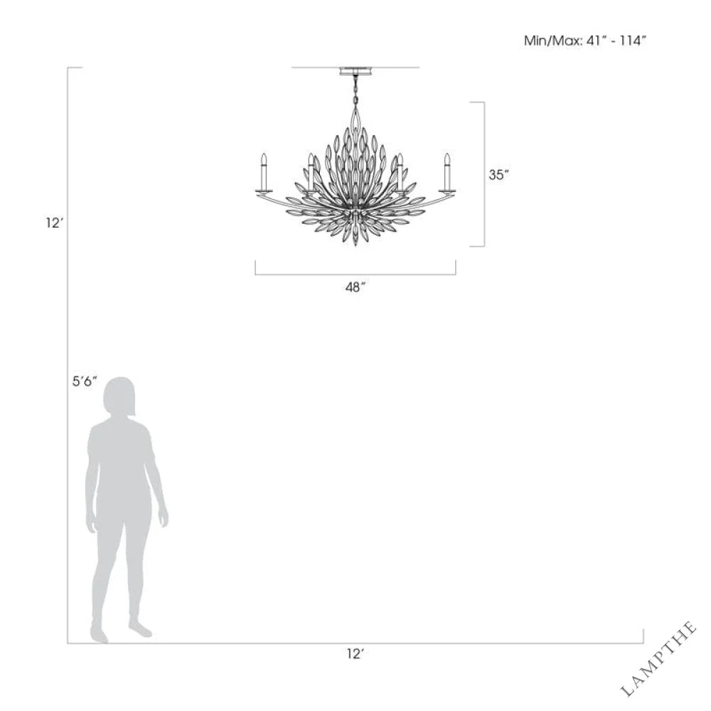 Lily Buds Candle Chandelier