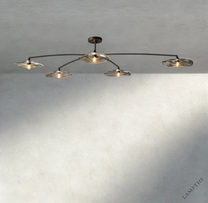 Lily Clear Glass Flushmount