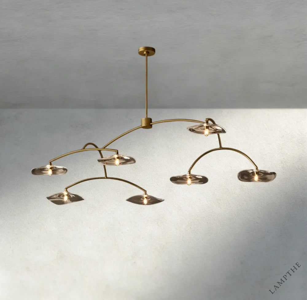 Lily Clear Glass Round Chandelier