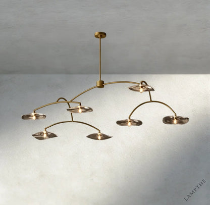 Lily Clear Glass Round Chandelier