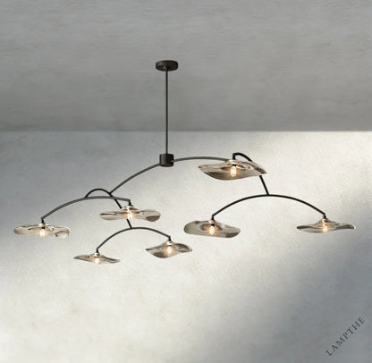 Lily Clear Glass Round Chandelier