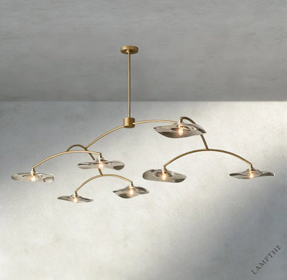 Lily Clear Glass Round Chandelier