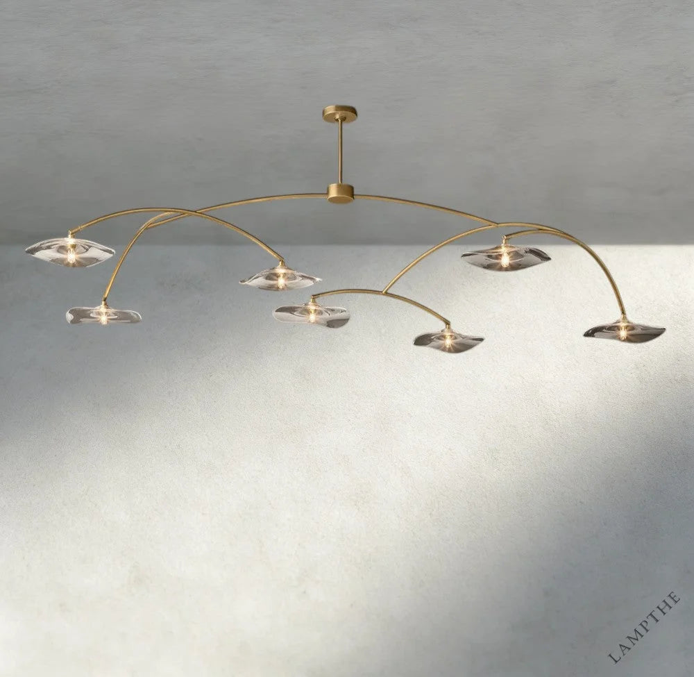 Lily Clear Glass Round Chandelier