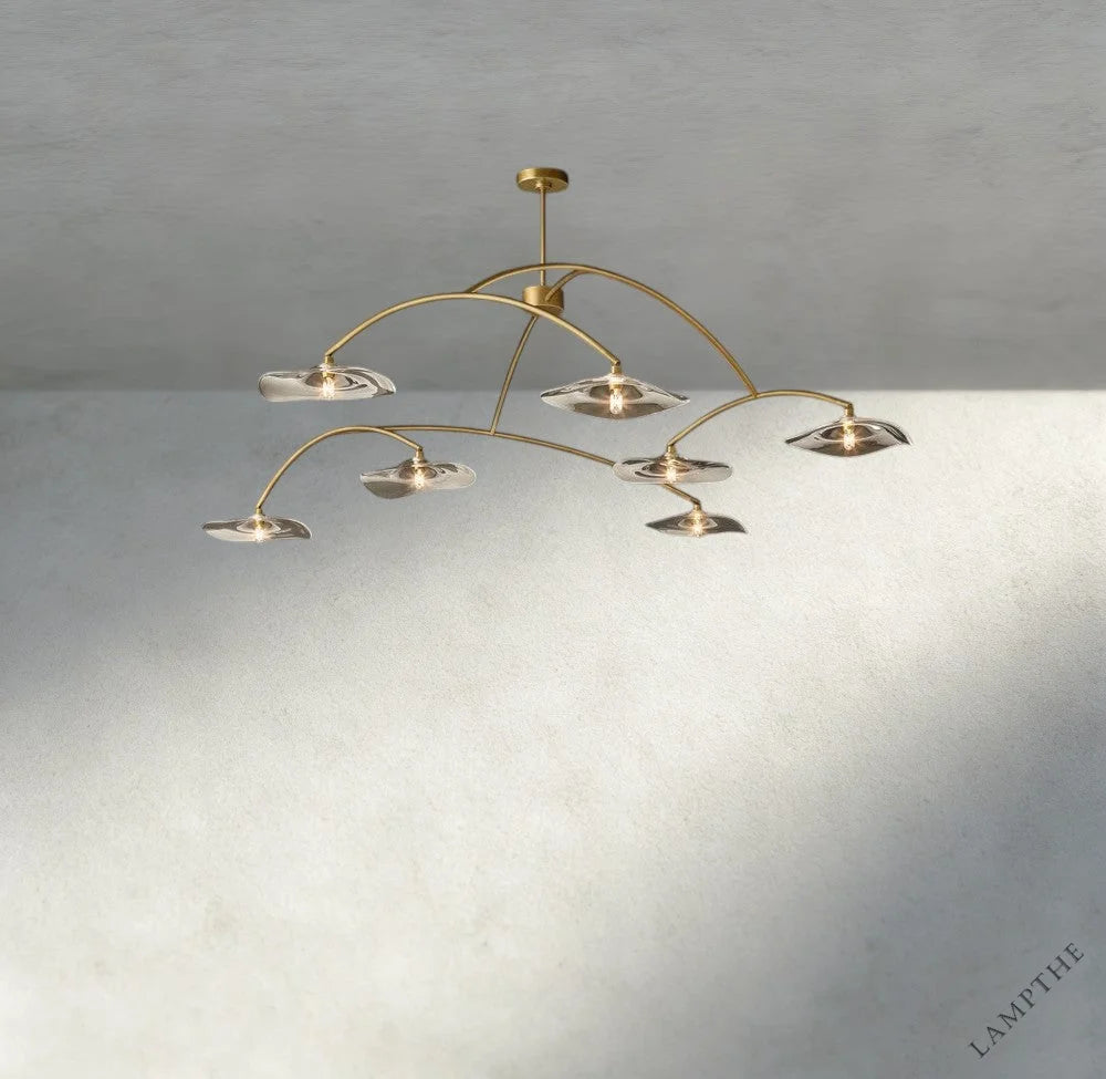 Lily Clear Glass Round Chandelier