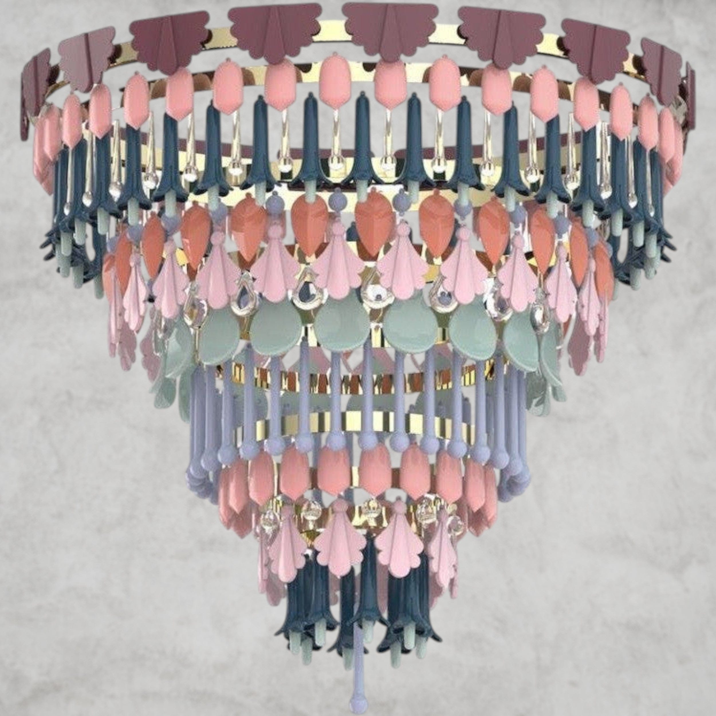 Fall / Medium Lladro Seasons Chandelier