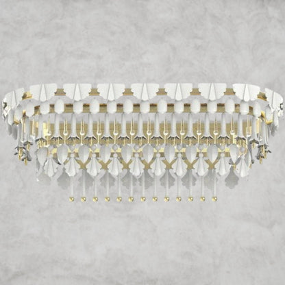 Sunrise Lladro Seasons Oval Chandelier