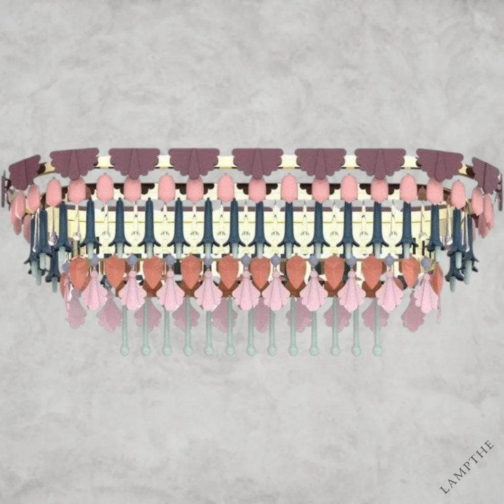 Fall Lladro Seasons Oval Chandelier