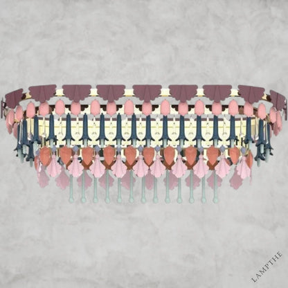 Fall Lladro Seasons Oval Chandelier