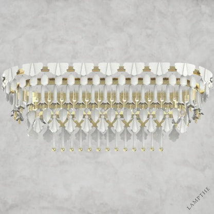 Sunrise Lladro Seasons Oval Chandelier