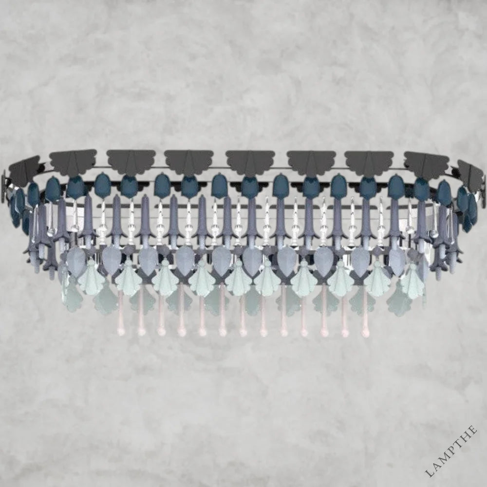 Winter Lladro Seasons Oval Chandelier