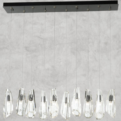 Black Luma 10 - Light Crystal Pendant