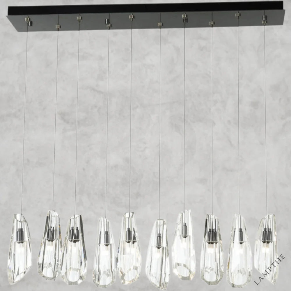 Black Luma 10 - Light Crystal Pendant