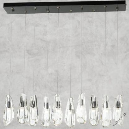 Black Luma 10 - Light Crystal Pendant