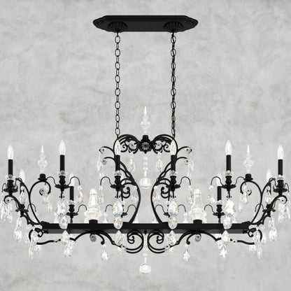 Lustre en cristal Renaissance 56"