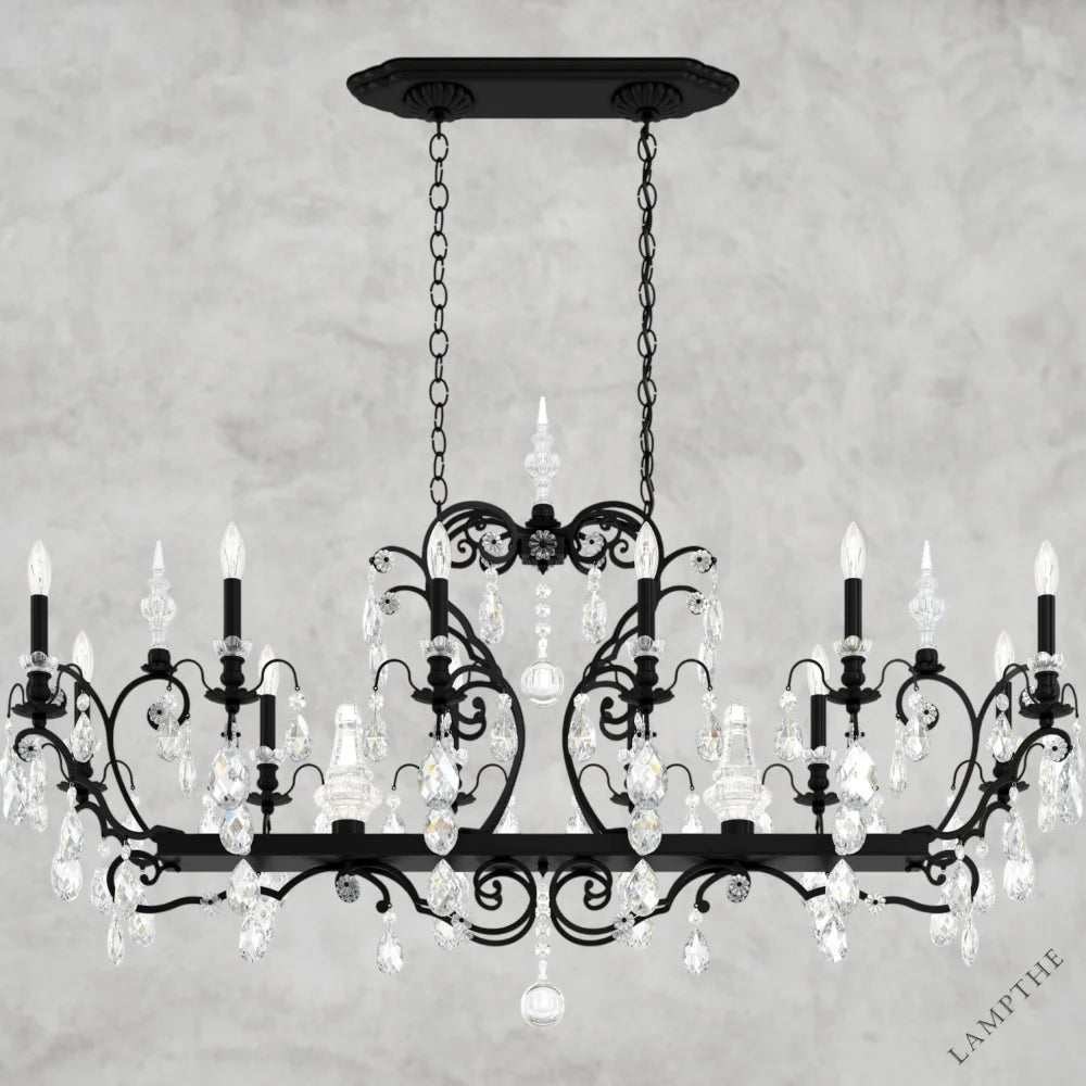 Lustre en cristal Renaissance 56"