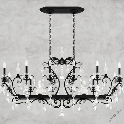 Lustre en cristal Renaissance 56"