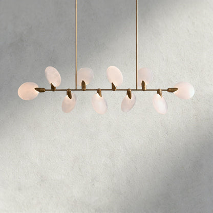 74" Lyla Linear Chandelier 62", 74"