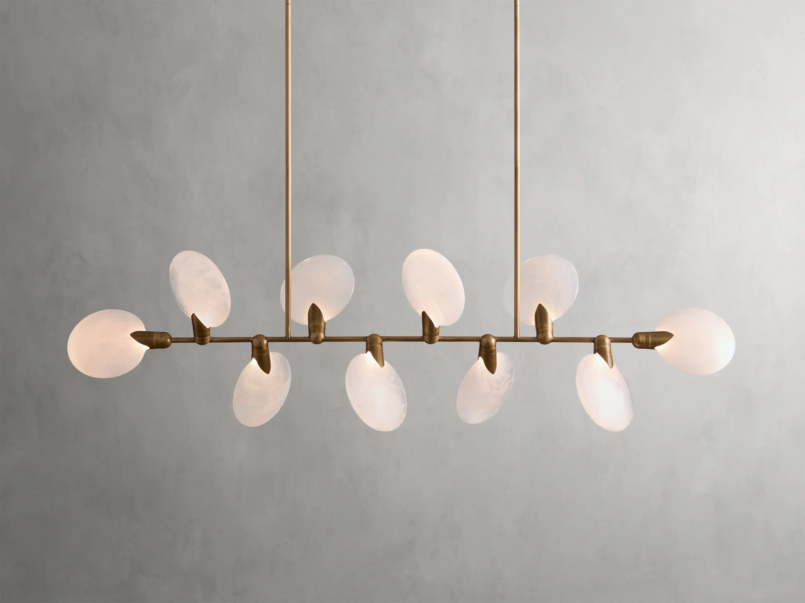 74" Lyla Linear Chandelier 62", 74"