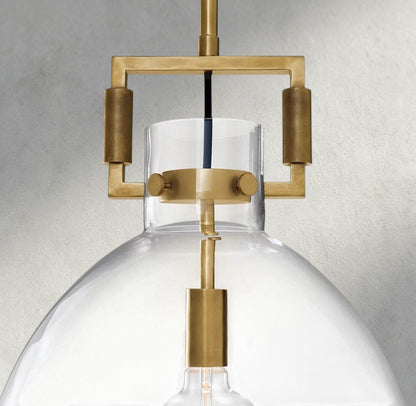 Machinist Glass Cloche Pendant 10", 14", 18"