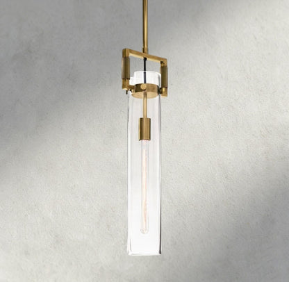 Machinist Glass Cylinder Pendant 12", 22"