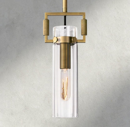 Machinist Glass Cylinder Pendant 12", 22"