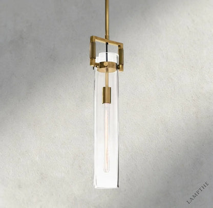 Machinist Glass Cylinder Pendant 12", 22"