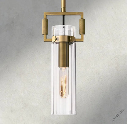 Machinist Glass Cylinder Pendant 12", 22"