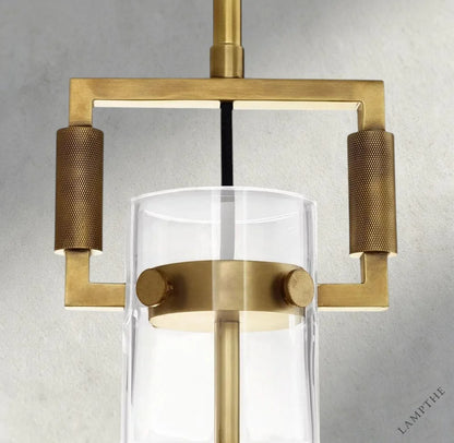 Machinist Glass Cylinder Pendant 12", 22"